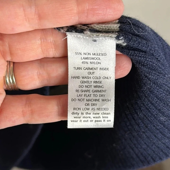 Toad & Co Mitchell Tunic Sweater Navy Size Large - Picture 4 of 9